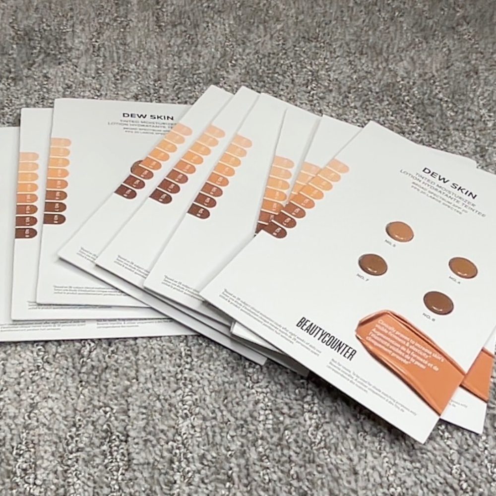 Beautycounter dew skin tinted moisturizer samples